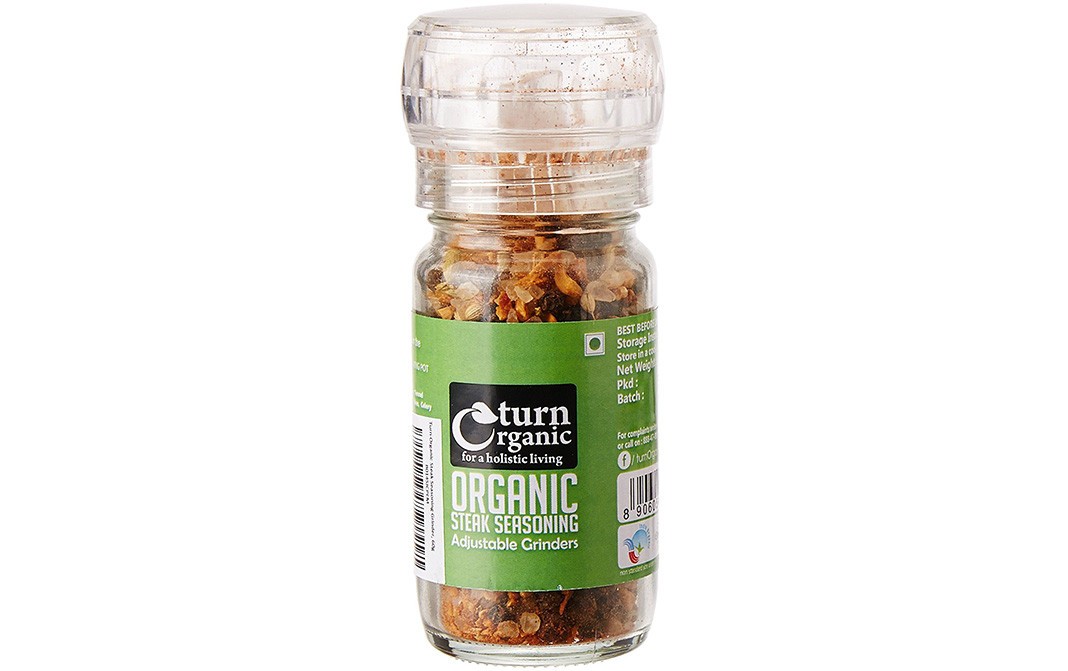 Turn Organic Steak Seasoning Ginger    Bottle  60 grams